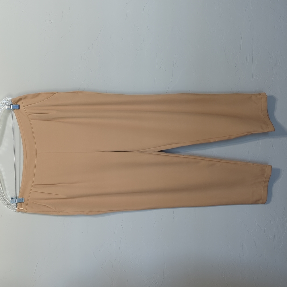 SHEIN Side Zip Tan Pants Brown Size XL